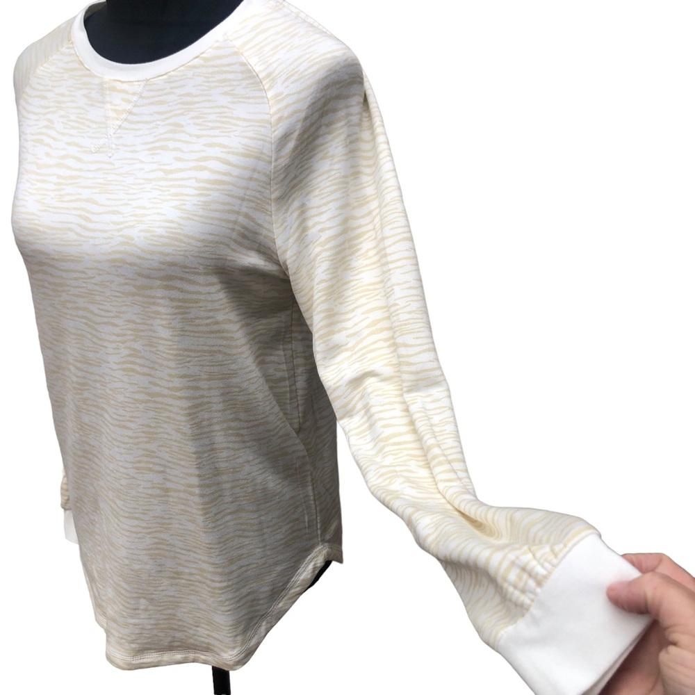 Thread & Supply Safari Print Lightweight Sweatshirt size XS - Picture 10 of 10